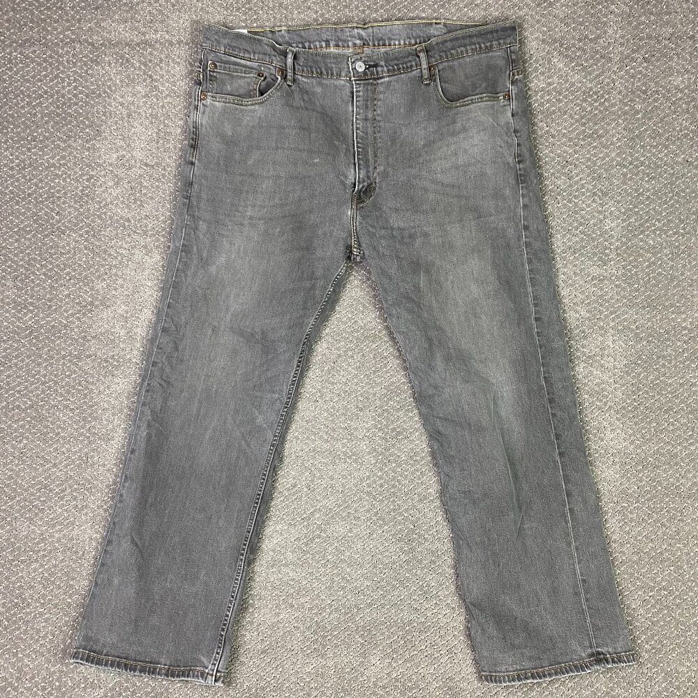 Levi's 569 Jeans Men's 40 x 30 Gray Black Fits 42 x 28